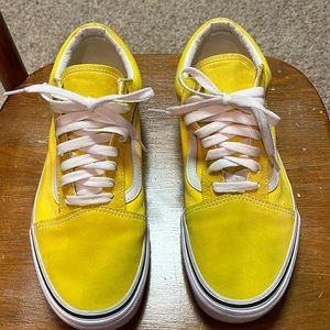 Yellow size 10 men Vans